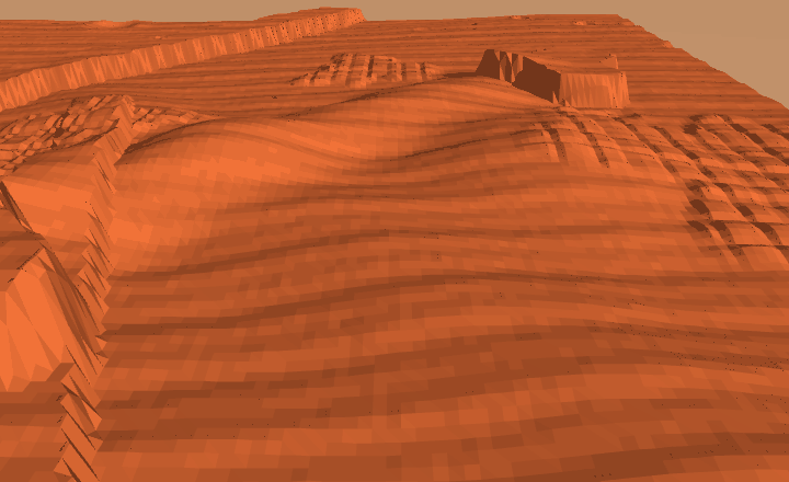 Crater detail